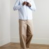 ADC Button-Down Collar Logo-Embroidered Striped Cotton Oxford Shirt - OU
