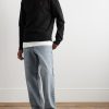 Ami de Coeur Logo-Embroidered Cotton-Blend Jersey Sweatshirt - OU Ami de Coeur Logo-Embroidered Cotton-Blend Jersey Sweatshirt - OU