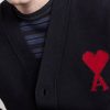 Logo-Intarsia Virgin Wool Cardigan - CU Logo-Intarsia Virgin Wool Cardigan - CU