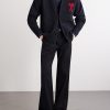 Logo-Intarsia Virgin Wool Cardigan - OU Logo-Intarsia Virgin Wool Cardigan - OU