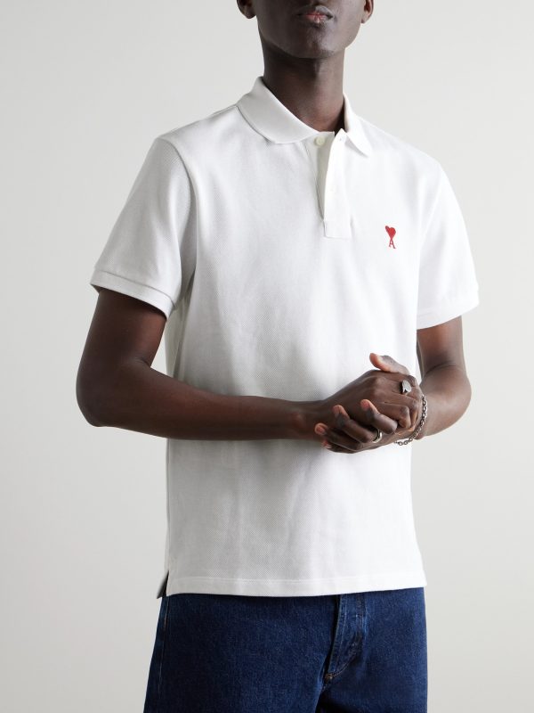 Logo-Embroidered Organic Cotton-Piqué Polo Shirt - FR