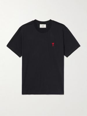 Logo-Embroidered Stretch Organic Cotton-Jersey T-Shirt