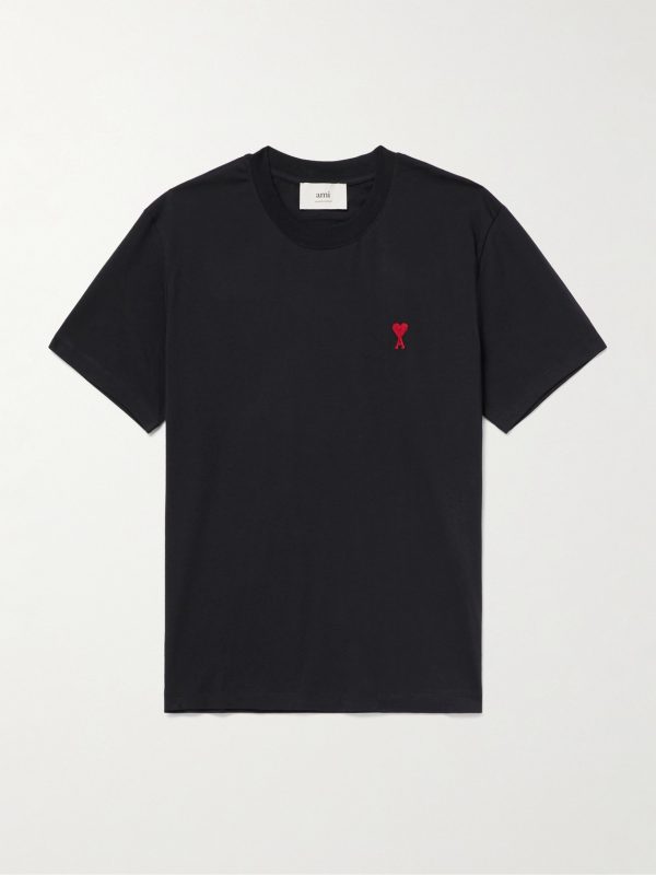 Logo-Embroidered Stretch Organic Cotton-Jersey T-Shirt Logo-Embroidered Stretch Organic Cotton-Jersey T-Shirt