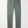 Blue Division Slim-Fit Stretch-Cotton Twill Trousers