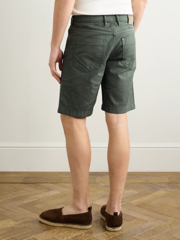 Blue Division Straight-Leg Denim Shorts - BK