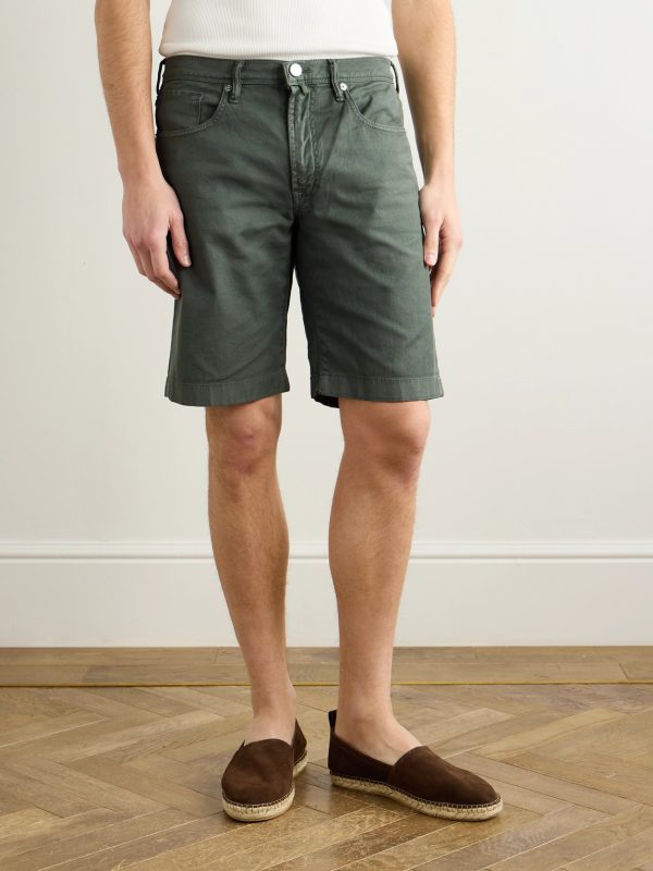 Blue Division Straight-Leg Denim Shorts - FR
