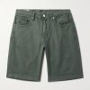 Blue Division Straight-Leg Denim Shorts