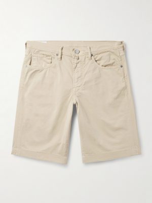 Division Straight-Leg Cotton-Blend Shorts Division Straight-Leg Cotton-Blend Shorts
