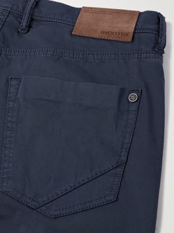 Division Straight-Leg Cotton-Blend Shorts - CU Division Straight-Leg Cotton-Blend Shorts - CU