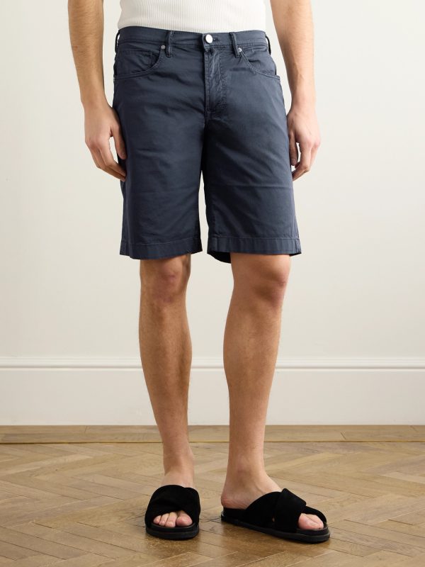Division Straight-Leg Cotton-Blend Shorts - FR Division Straight-Leg Cotton-Blend Shorts - FR