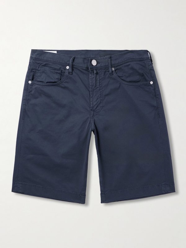 Division Straight-Leg Cotton-Blend Shorts Division Straight-Leg Cotton-Blend Shorts