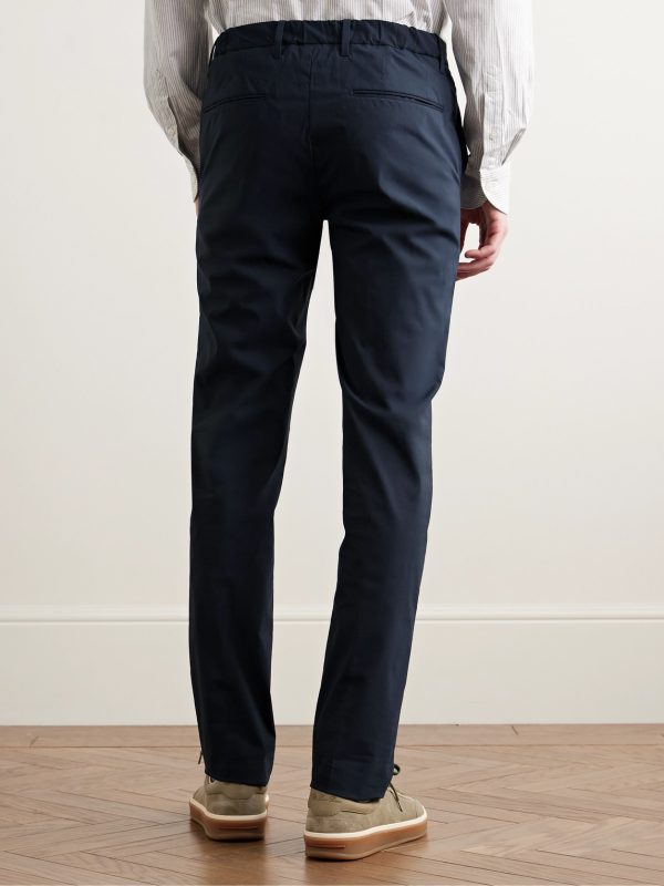 TeknoSartorial Slim-Fit Cotton-Blend Poplin Trousers - BK