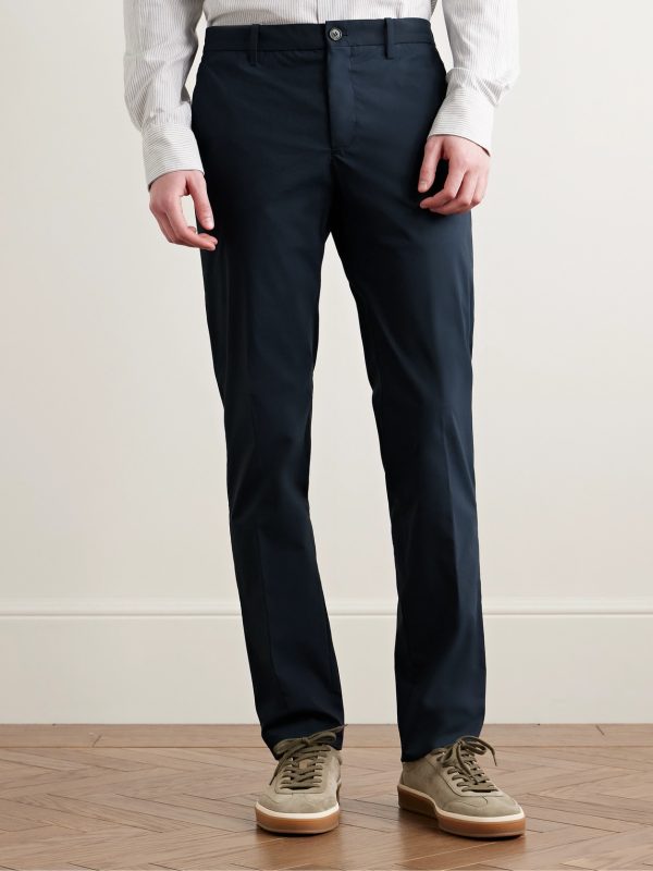 TeknoSartorial Slim-Fit Cotton-Blend Poplin Trousers - FR