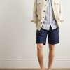 Venezia 1951 Straight-Leg Cotton and Linen-Blend Twill Drawstring Bermuda Shorts - OU Venezia 1951 Straight-Leg Cotton and Linen-Blend Twill Drawstring Bermuda Shorts - OU