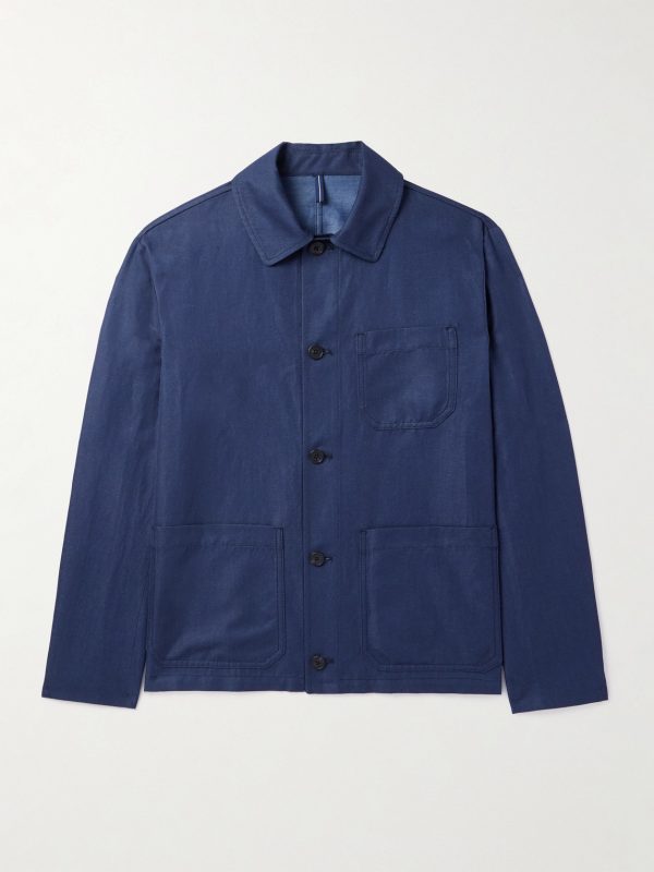 Venezia 1951 Cotton and Linen-Blend Twill Chore Jacket Venezia 1951 Cotton and Linen-Blend Twill Chore Jacket