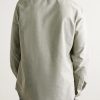 Glanshirt Button-Down Collar Cotton Oxford Shirt - BK