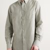 Glanshirt Button-Down Collar Cotton Oxford Shirt - FR