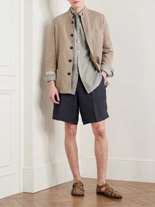 Glanshirt Button-Down Collar Cotton Oxford Shirt - OU