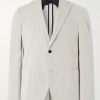 Slim-Fit Striped Cotton Suit Jacket Slim-Fit Striped Cotton Suit Jacket