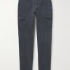 Venezia 1951 Slim-Fit Tapered Garment-Dyed Cotton-Blend Twill Cargo Trousers Venezia 1951 Slim-Fit Tapered Garment-Dyed Cotton-Blend Twill Cargo Trousers