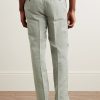Venezia 1951 Slim-Fit Garment-Dyed Chinolino Trousers - BK Venezia 1951 Slim-Fit Garment-Dyed Chinolino Trousers - BK