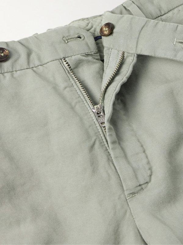 Venezia 1951 Slim-Fit Garment-Dyed Chinolino Trousers - E1 Venezia 1951 Slim-Fit Garment-Dyed Chinolino Trousers - E1