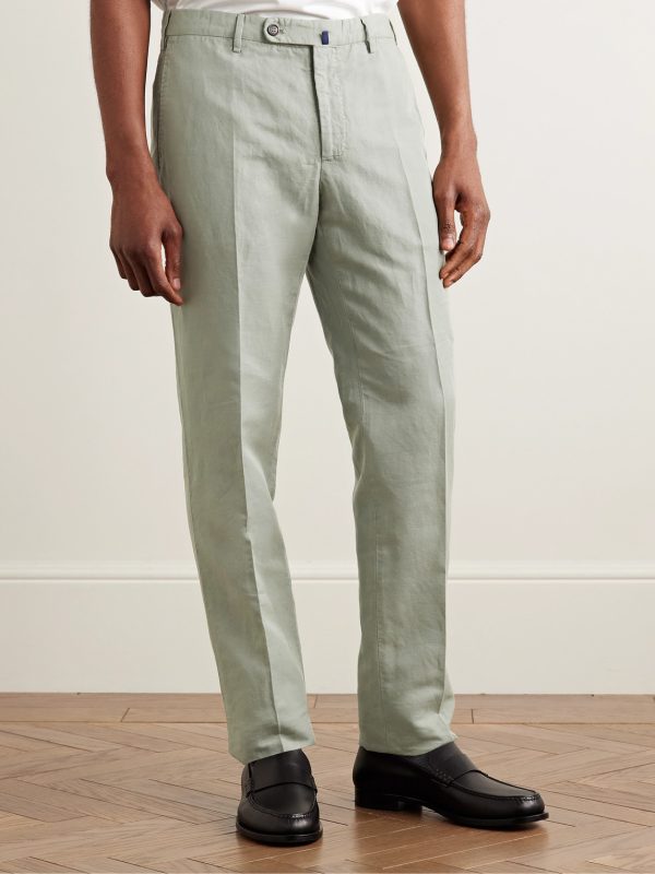Venezia 1951 Slim-Fit Garment-Dyed Chinolino Trousers - FR Venezia 1951 Slim-Fit Garment-Dyed Chinolino Trousers - FR