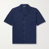 Zanone Camp-Collar Cotton-Jersey Shirt Zanone Camp-Collar Cotton-Jersey Shirt