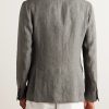 Venezia 1951 Double-Breasted Linen Suit Jacket - BK Venezia 1951 Double-Breasted Linen Suit Jacket - BK