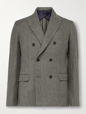 Venezia 1951 Double-Breasted Linen Suit Jacket Venezia 1951 Double-Breasted Linen Suit Jacket
