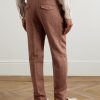 Venezia 1951 Slim-Fit Tapered Pleated Linen Suit Trousers - BK Venezia 1951 Slim-Fit Tapered Pleated Linen Suit Trousers - BK