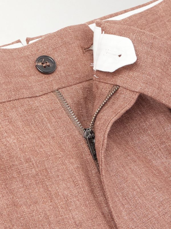 Venezia 1951 Slim-Fit Tapered Pleated Linen Suit Trousers - E1 Venezia 1951 Slim-Fit Tapered Pleated Linen Suit Trousers - E1