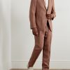 Venezia 1951 Slim-Fit Tapered Pleated Linen Suit Trousers - OU Venezia 1951 Slim-Fit Tapered Pleated Linen Suit Trousers - OU