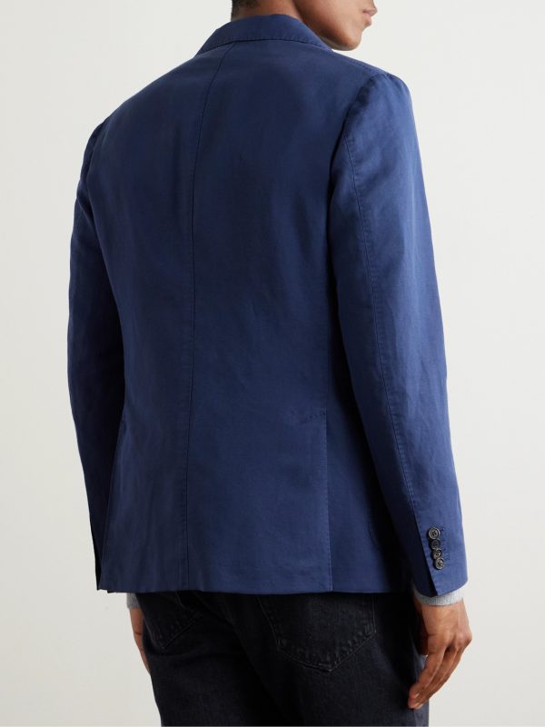 Venezia 1951 Garment-Dyed Chinolino Suit Jacket - BK Venezia 1951 Garment-Dyed Chinolino Suit Jacket - BK