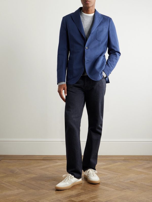 Venezia 1951 Garment-Dyed Chinolino Suit Jacket - OU Venezia 1951 Garment-Dyed Chinolino Suit Jacket - OU