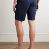 Venezia 1951 Slim-Fit Straight-Leg Cotton-Blend Bermuda Shorts - BK Venezia 1951 Slim-Fit Straight-Leg Cotton-Blend Bermuda Shorts - BK