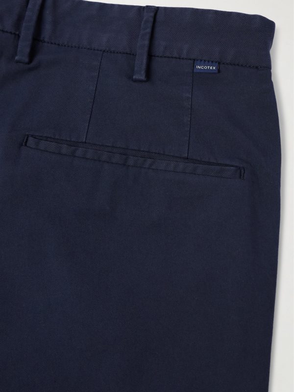Venezia 1951 Slim-Fit Straight-Leg Cotton-Blend Bermuda Shorts - CU Venezia 1951 Slim-Fit Straight-Leg Cotton-Blend Bermuda Shorts - CU