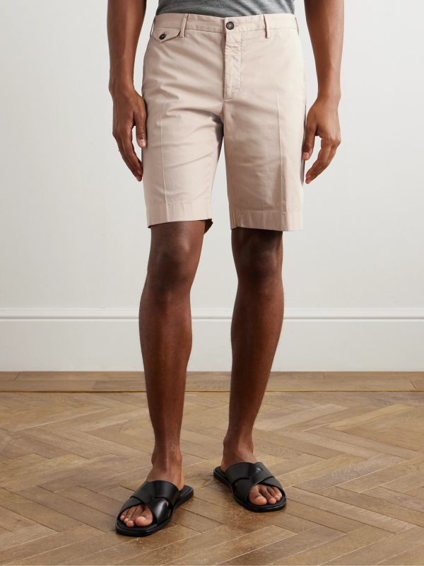 Venezia 1951 Slim-Fit Straight-Leg Cotton-Blend Bermuda Shorts - FR Venezia 1951 Slim-Fit Straight-Leg Cotton-Blend Bermuda Shorts - FR