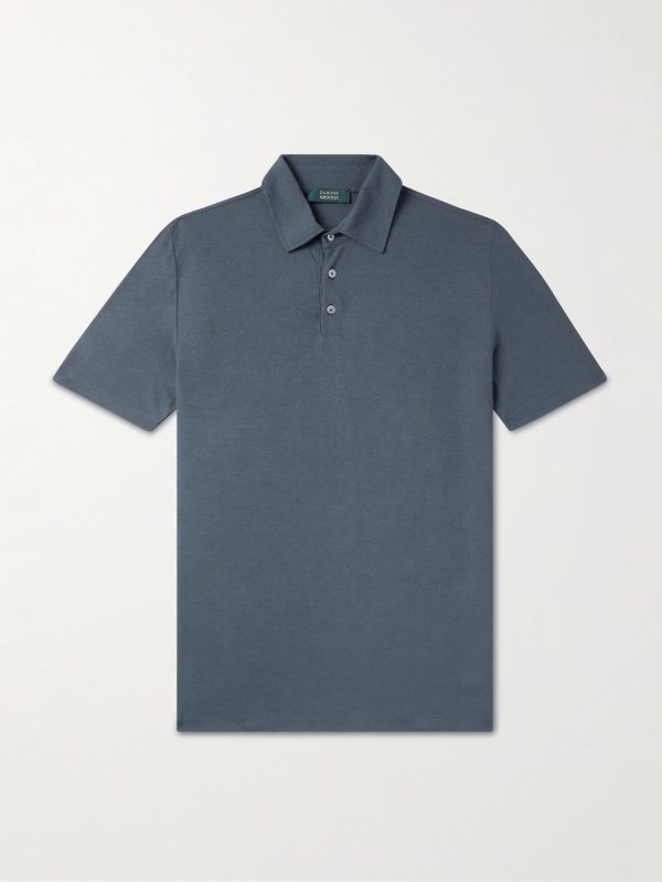 Slim-Fit Ice Cotton Polo Shirt Slim-Fit Ice Cotton Polo Shirt
