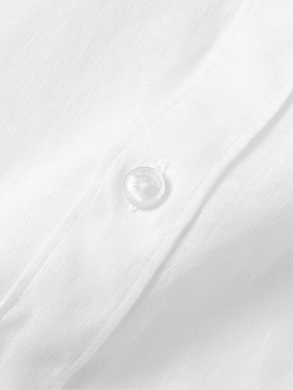 Glanshirt Grandad-Collar Linen Shirt - CU Glanshirt Grandad-Collar Linen Shirt - CU