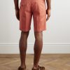 Venezia 1951 Slim-Fit Straight-Leg Cotton-Blend Bermuda Shorts - BK Venezia 1951 Slim-Fit Straight-Leg Cotton-Blend Bermuda Shorts - BK
