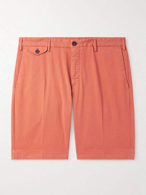 Venezia 1951 Slim-Fit Straight-Leg Cotton-Blend Bermuda Shorts Venezia 1951 Slim-Fit Straight-Leg Cotton-Blend Bermuda Shorts