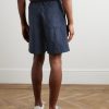 Teknosartorial Wide-Leg Cotton-Blend Shorts - BK Teknosartorial Wide-Leg Cotton-Blend Shorts - BK