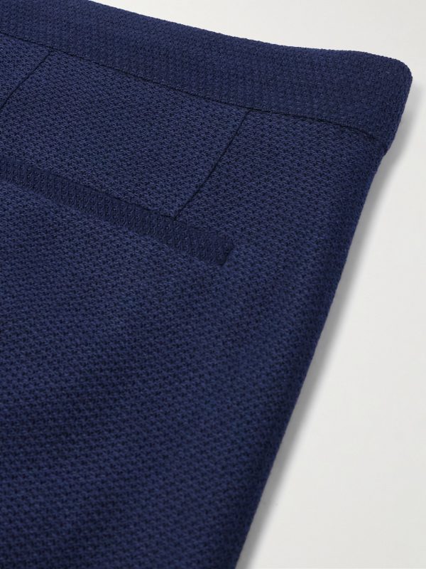 Zanone Slim-Fit Straight-Leg Pleated Cotton Trousers - CU