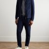 Zanone Slim-Fit Straight-Leg Pleated Cotton Trousers - OU