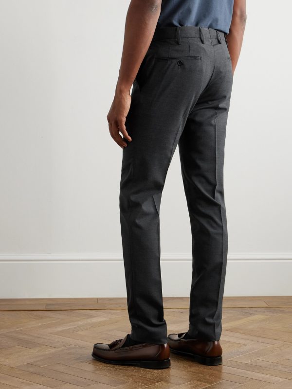 TeknoSartorial Slim-Fit Tapered Woven Trousers - BK TeknoSartorial Slim-Fit Tapered Woven Trousers - BK