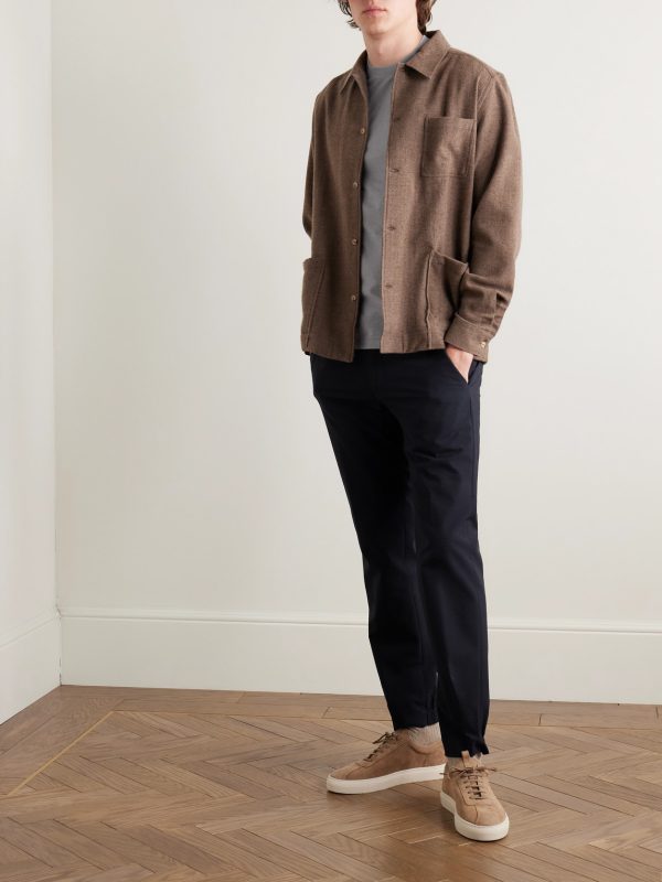 Teknosartorial Slim-Fit Stretch-Seersucker Trousers - OU Teknosartorial Slim-Fit Stretch-Seersucker Trousers - OU