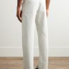 Venezia 1951 Straight-Leg Cotton and Linen-Blend Twill Trousers - BK Venezia 1951 Straight-Leg Cotton and Linen-Blend Twill Trousers - BK