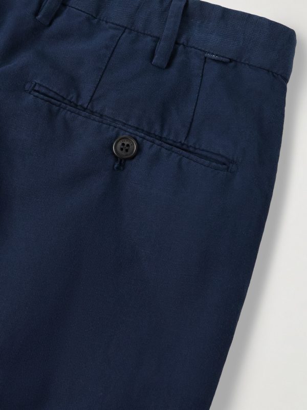 Venezia 1951 Slim-Fit Garment-Dyed Chinolino Trousers - CU Venezia 1951 Slim-Fit Garment-Dyed Chinolino Trousers - CU