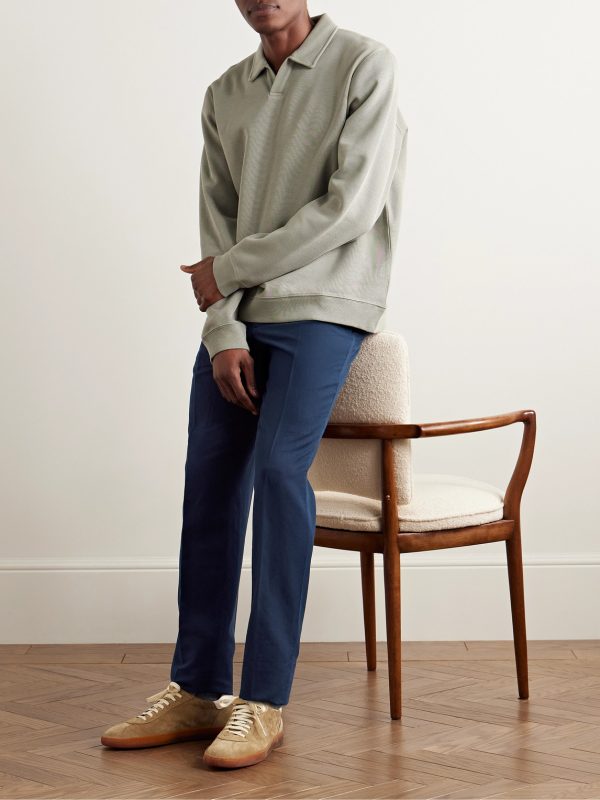 Venezia 1951 Slim-Fit Garment-Dyed Chinolino Trousers - OU Venezia 1951 Slim-Fit Garment-Dyed Chinolino Trousers - OU